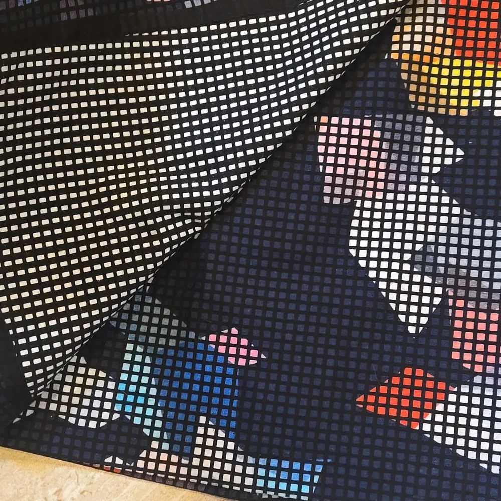 Trina Turk Colorful Grid Jacquard Front Panel Pencil Skirt - Picture 3 of 9